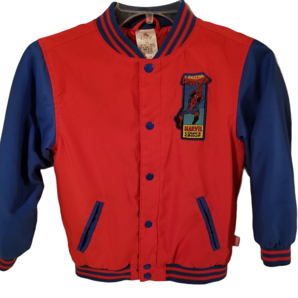 Disney Boys Spiderman Jacker sz 5/6